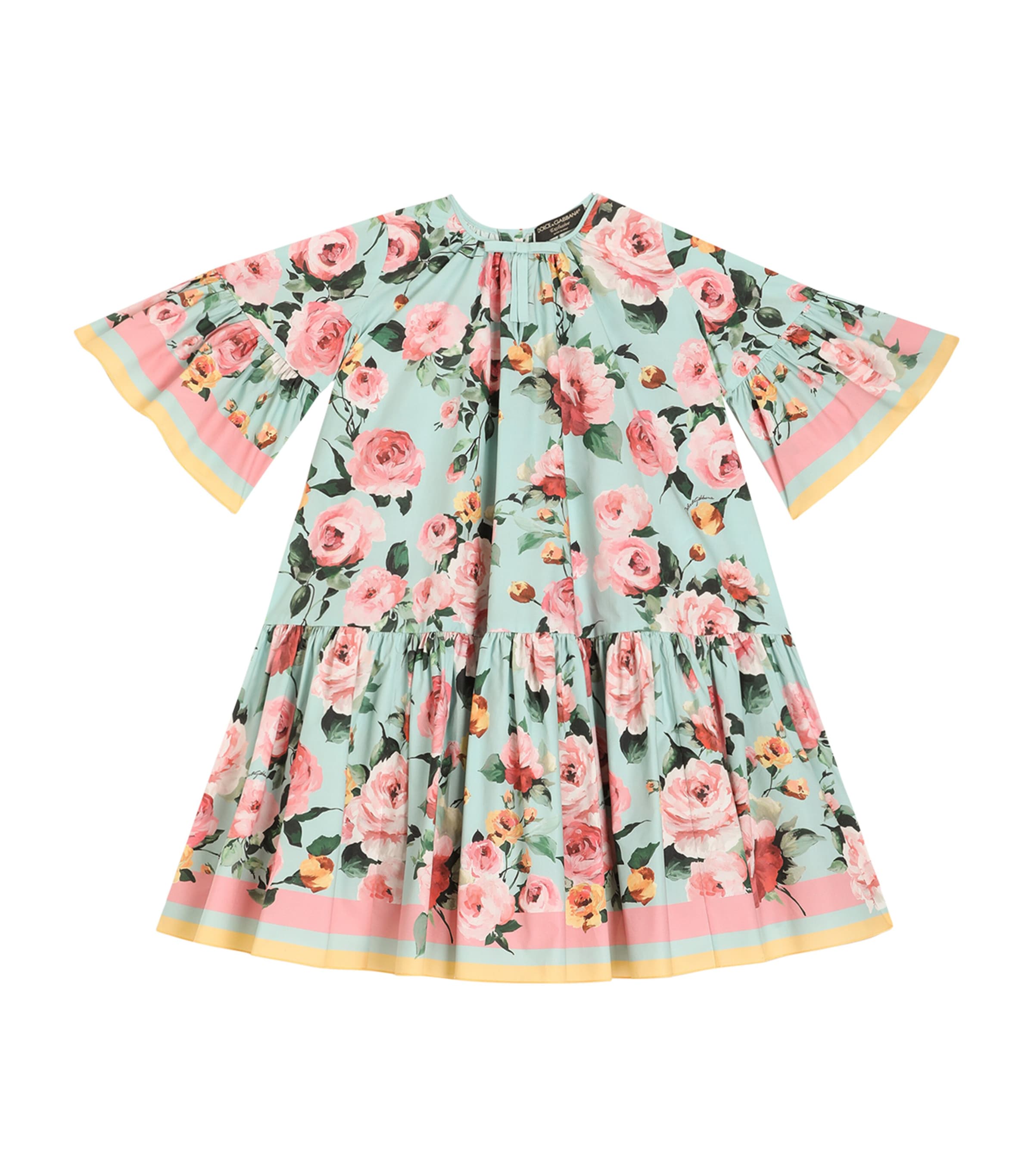 Dolce & Gabbana Cotton Floral Print Dress