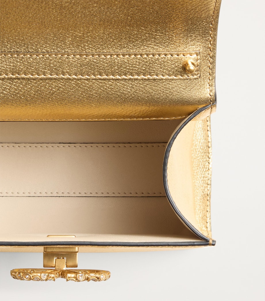 Valentino Garavani Mini Calf Leather VSLING Top-Handle Bag Image 3