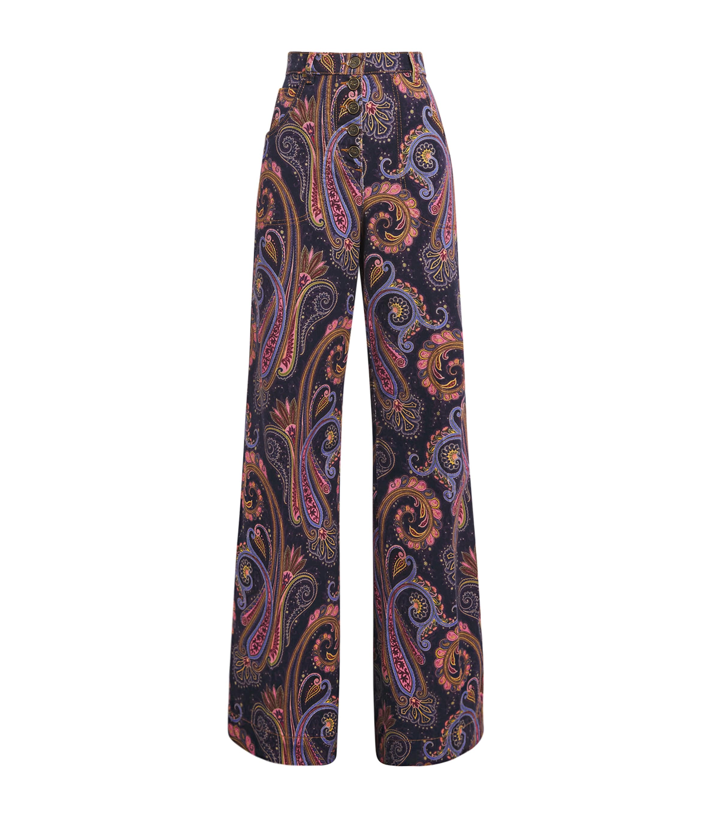 Etro Paisley Flared Jeans