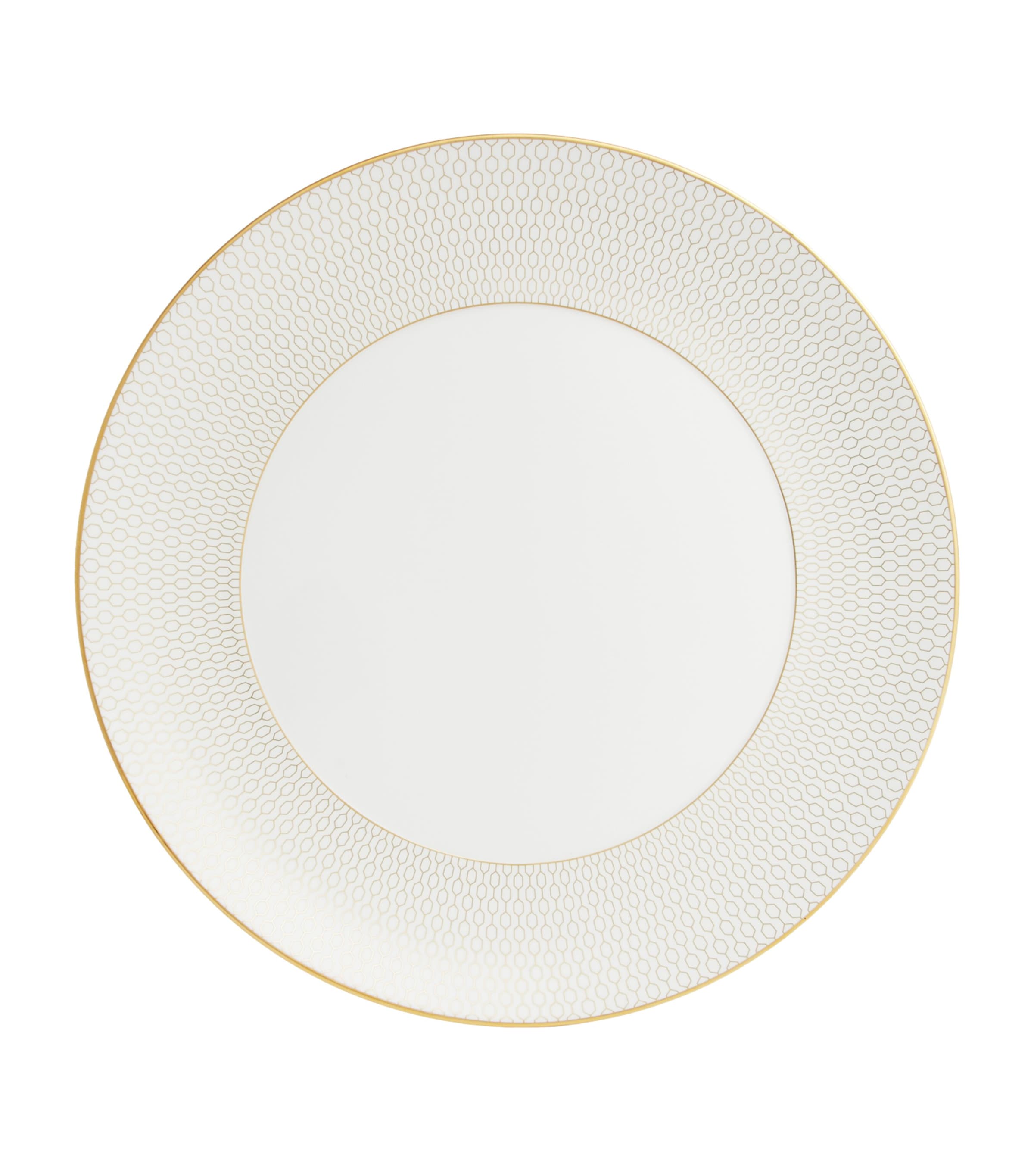 Wedgwood Gio Gold Dinner Plate In White