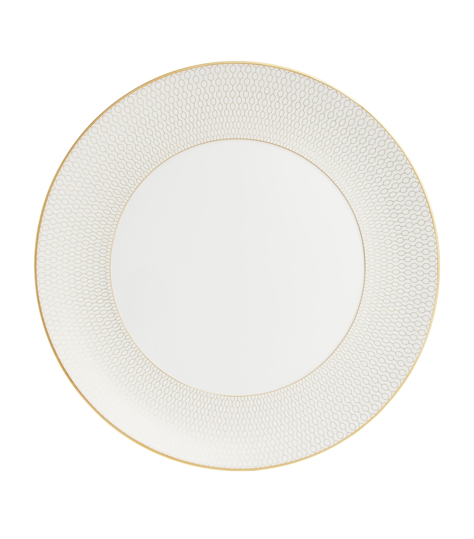 Gio Gold Dinner Plate (28cm) WHITE Image 1