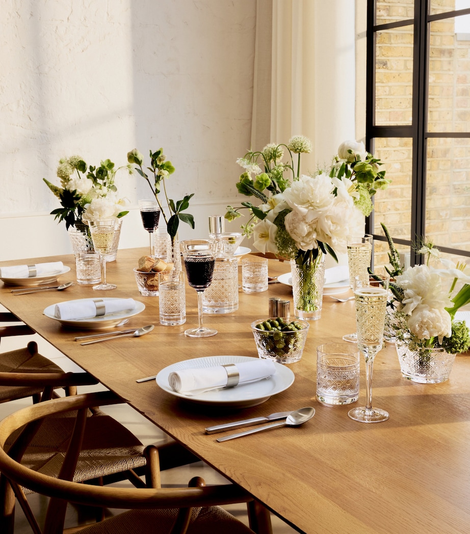 Crystal Opulence Ice Bucket and Tongs Set CLEAR Image 5