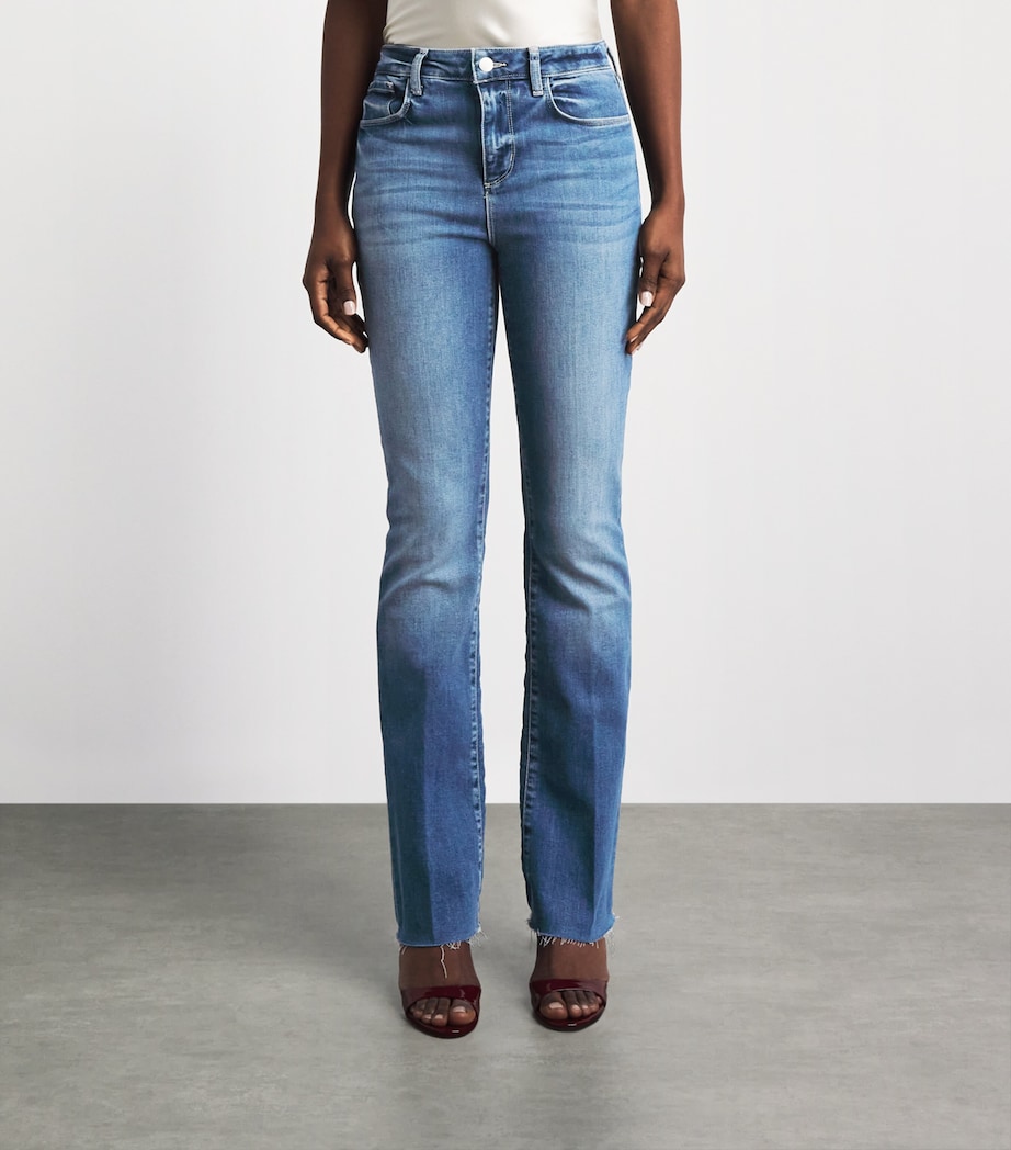 L'Agence Womens Ruth Straight Jeans Cambridge Cmbr Image 4