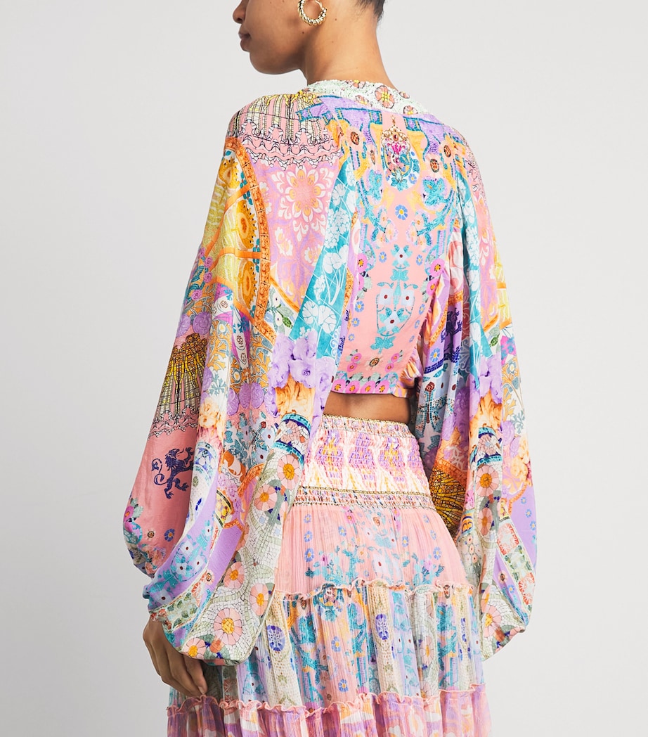 Camilla Womens Silk Blouse Howdy Gaudi Image 5