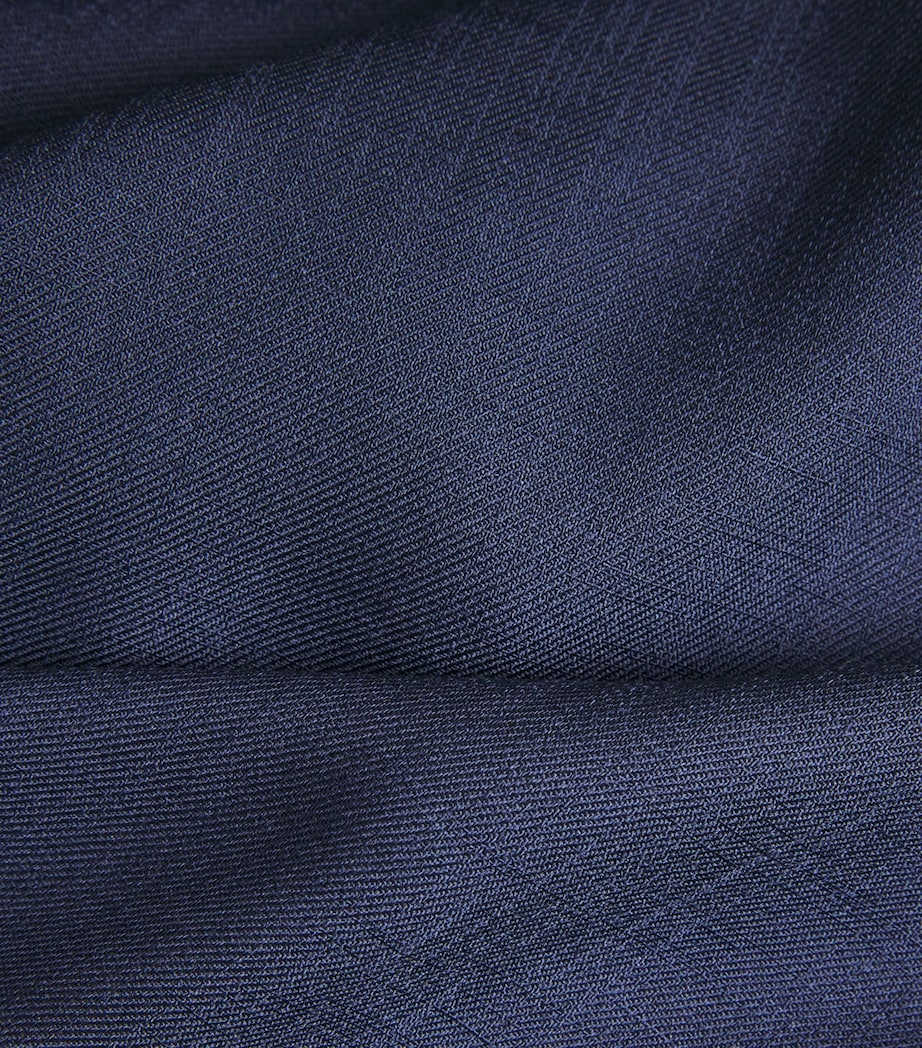 Twill Midi Dress NAVY Image 5