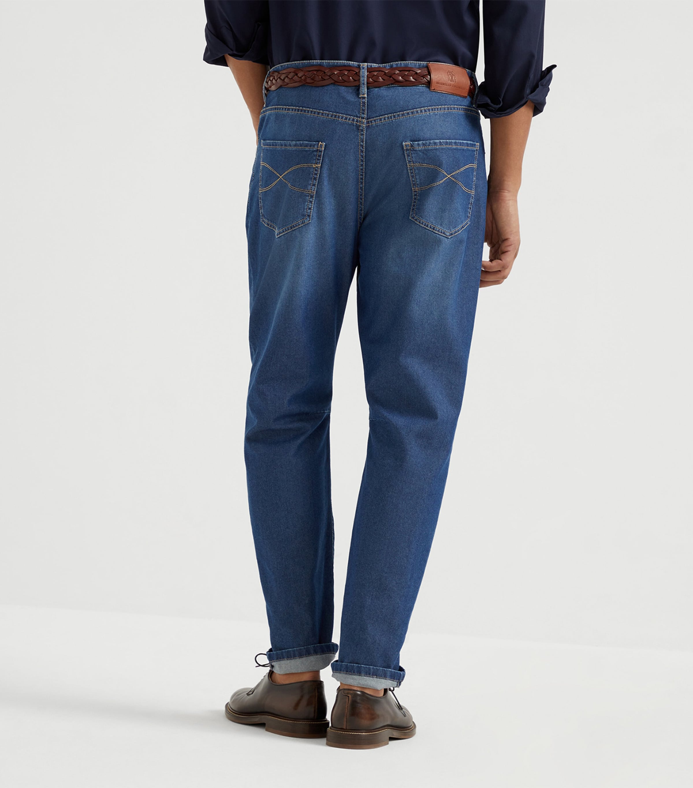 Brunello Cucinelli Cotton-Silk Comfort Jeans | Harrods UK
