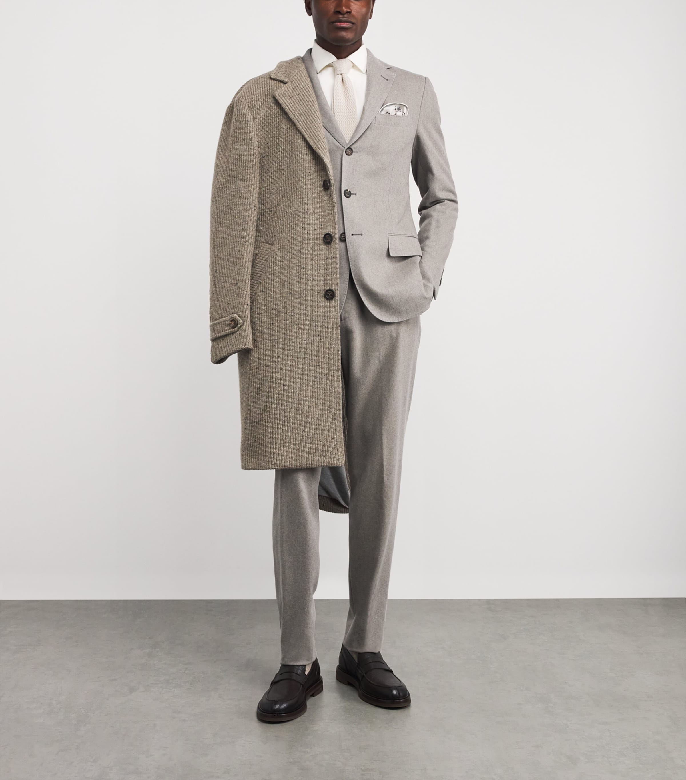 Wool-Cashmere 2-Piece Suit ARGILLA Image 2