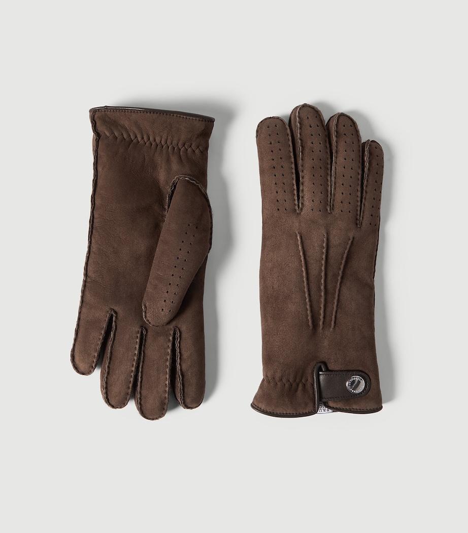 Brunello Cucinelli Suede Gloves Image 2