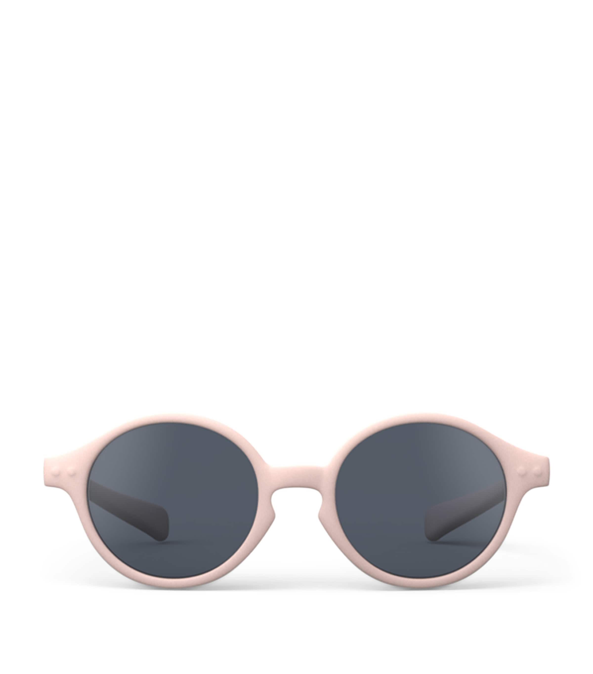IZIPIZI KIDS #d Round Baby Sunglasses (0 Months - 3 Years) Pastel Pink Image 1