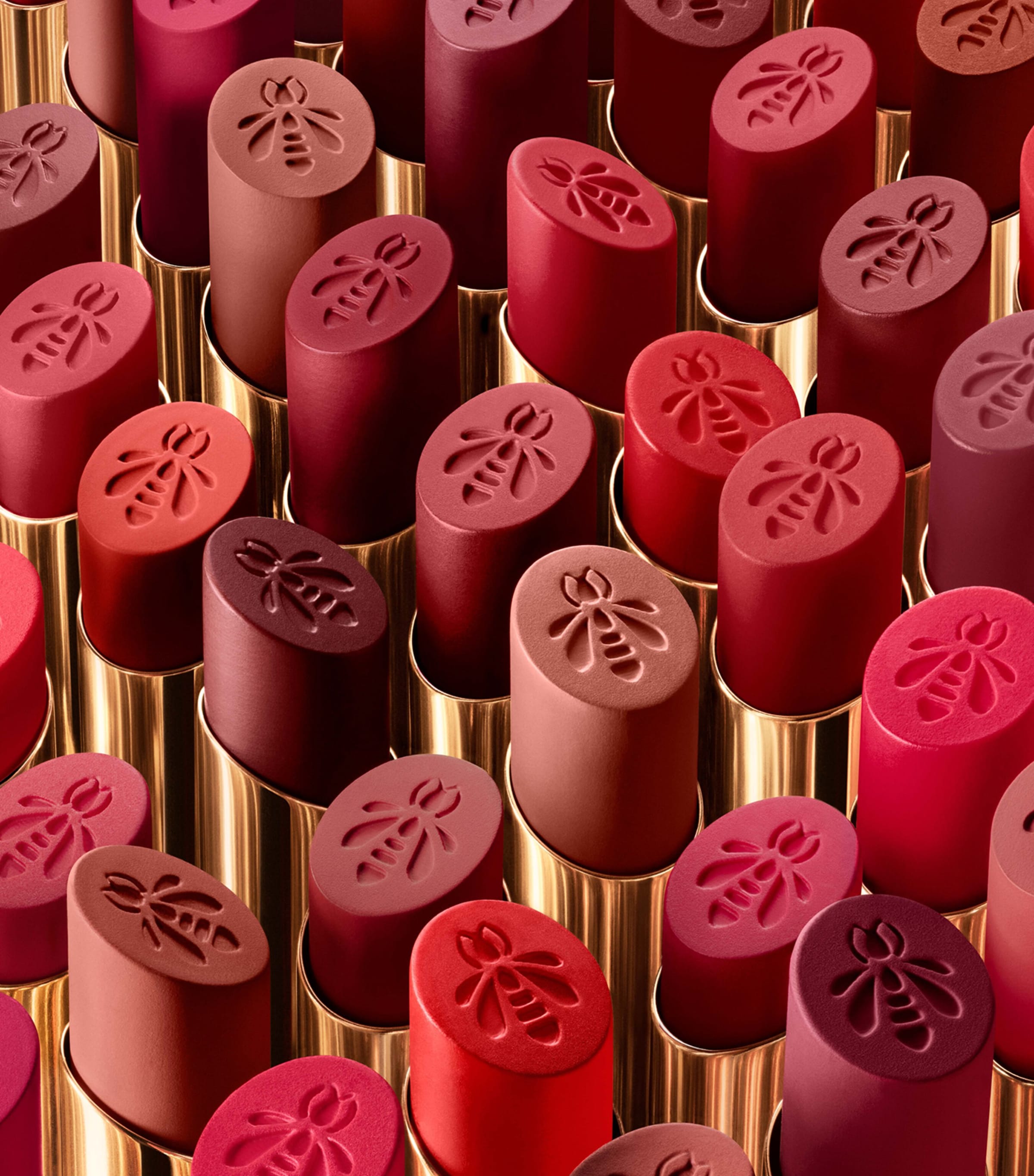 Guerlain KissKiss Honey-Infused Intense Lipstick - Refill Red Bouquet Image 8
