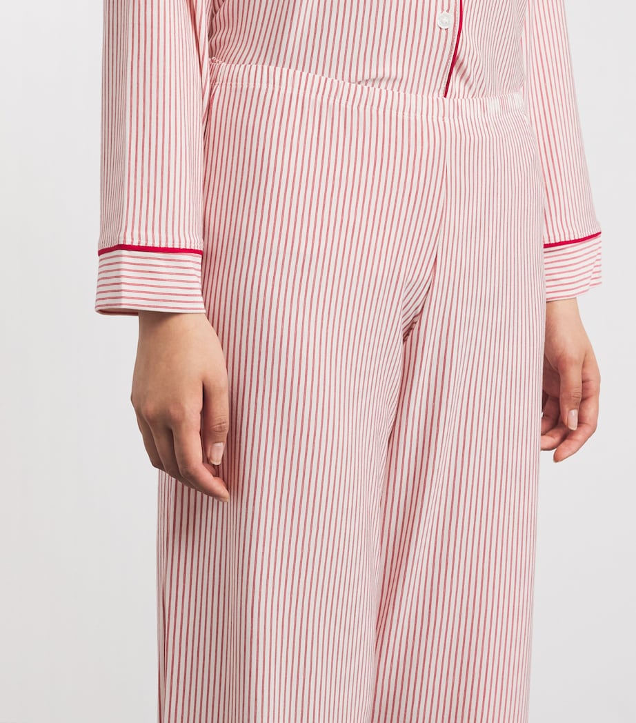 Stripe Gisele Pyjama Set DUO STRIPE/HOLL Image 6