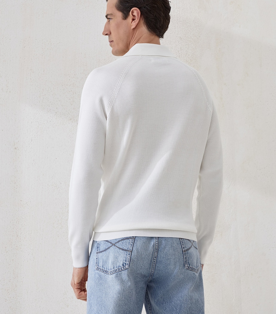 Cotton Polo Sweater CO312 Image 3