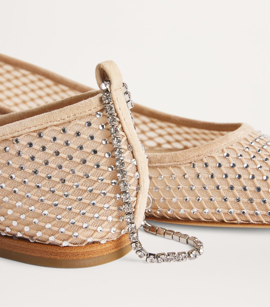 Embellished Janine Ballet Flats NUDE Image 7