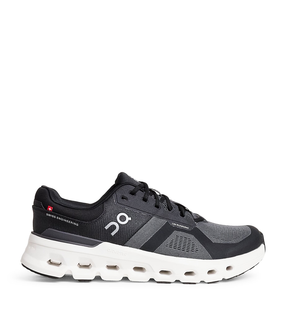 On Mens Cloudrunner 2 Trainers Eclipse | Black Image 1