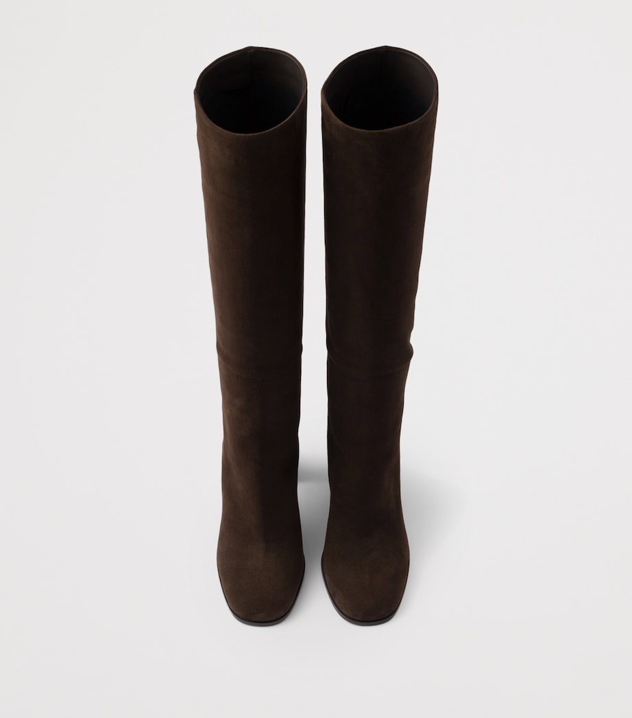 Suede Knee-High Boots 55 F0003 Image 3