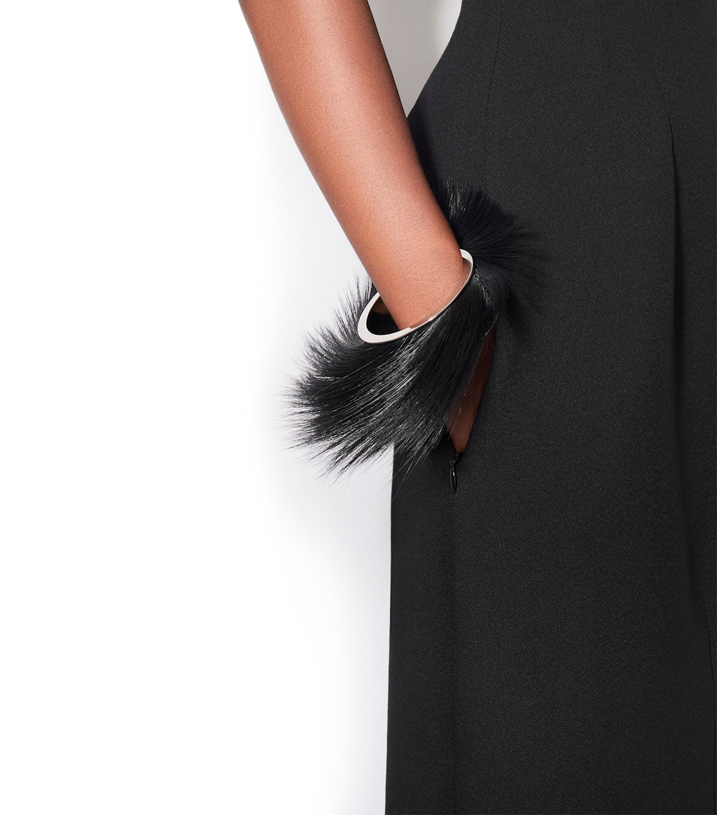 Alaïa Antelope Hair Blade Bangle Laque Image 2