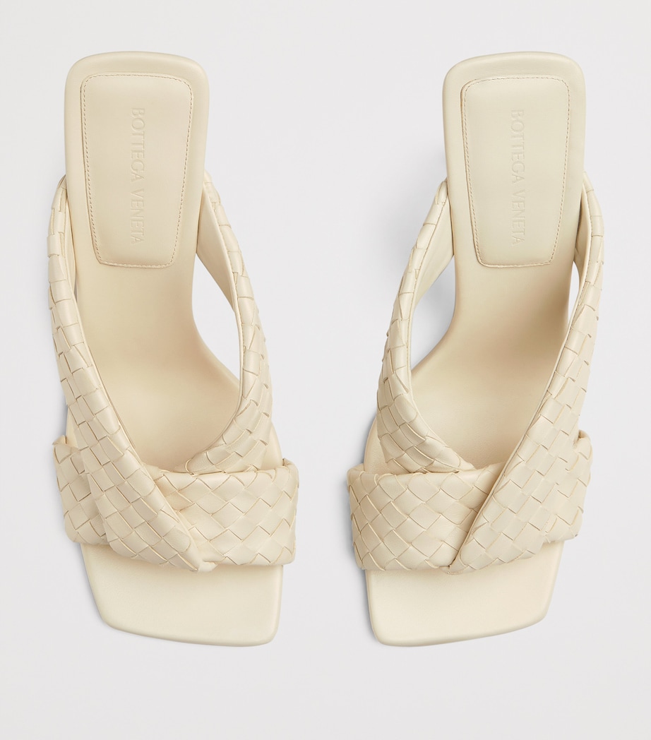 Leather Intrecciato Riva Mules 90 9031 Image 5