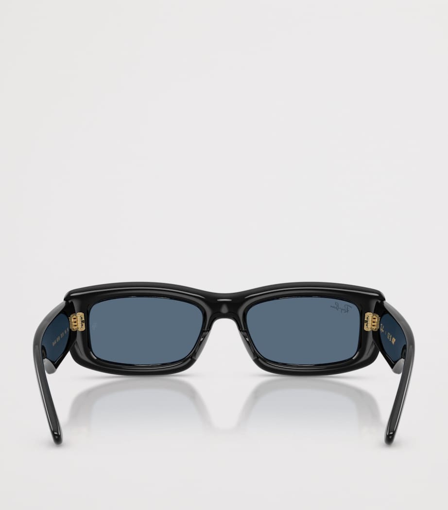 Ray-Ban Kiliane Puffer Rectangle Sunglasses Black Image 4