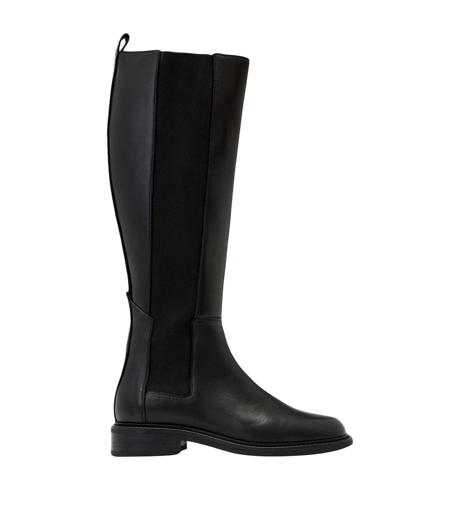 AllSaints Leather Bales Boots Black Image 1