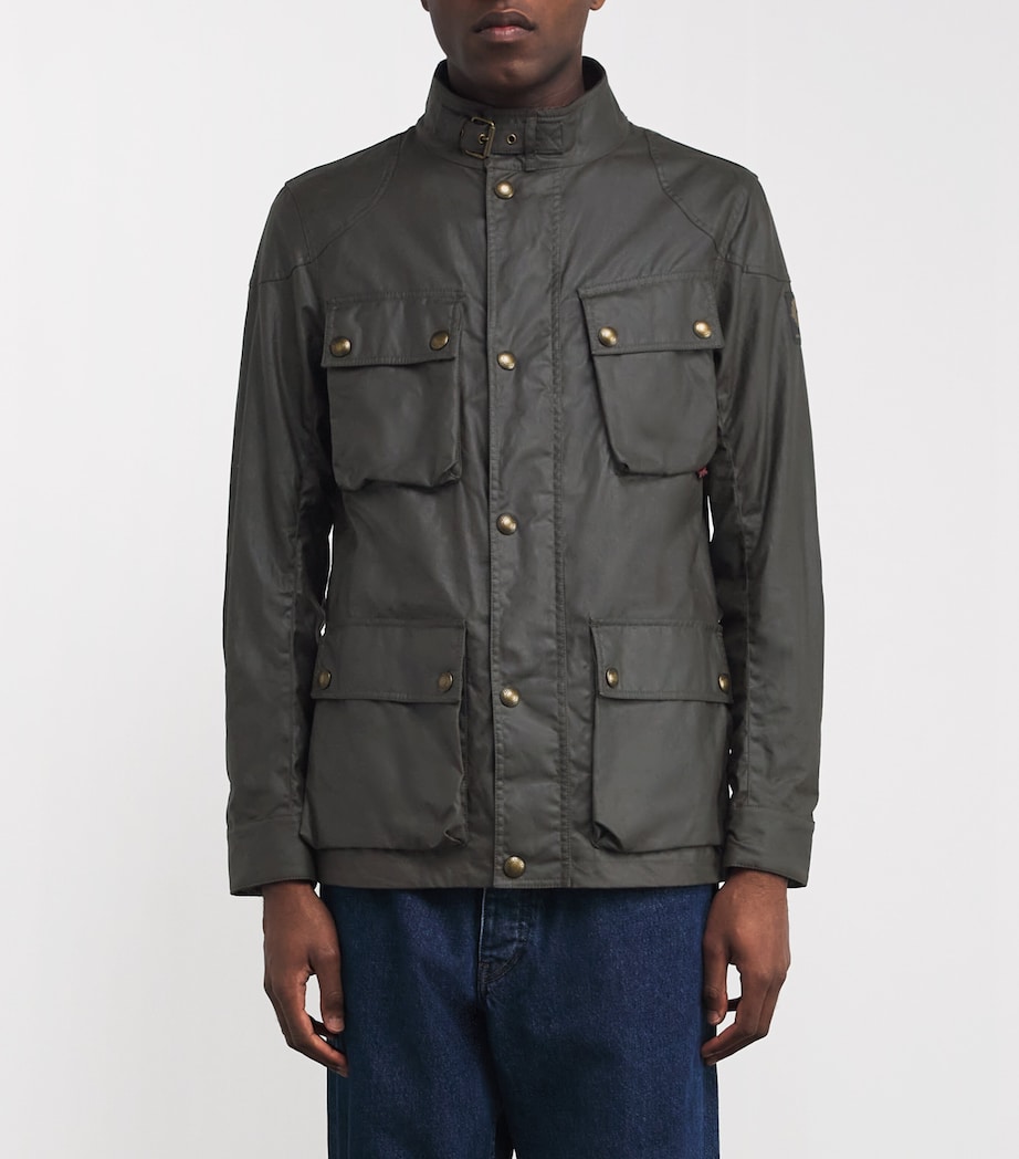 Waxed Cotton Fieldmaster Jacket FADED OLIVE Image 3