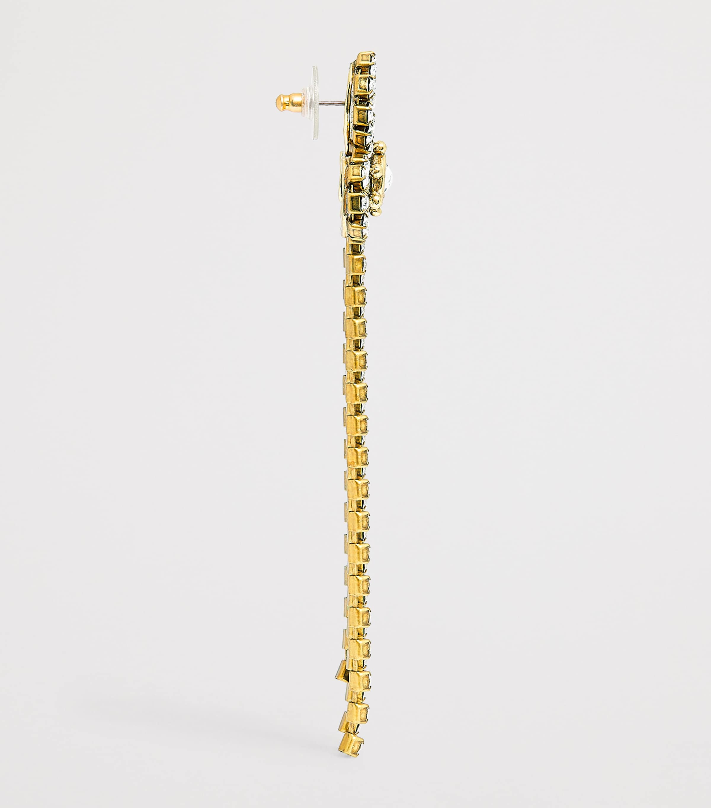 Crystal Bow Chandelier Earrings CRYSTAL Image 4