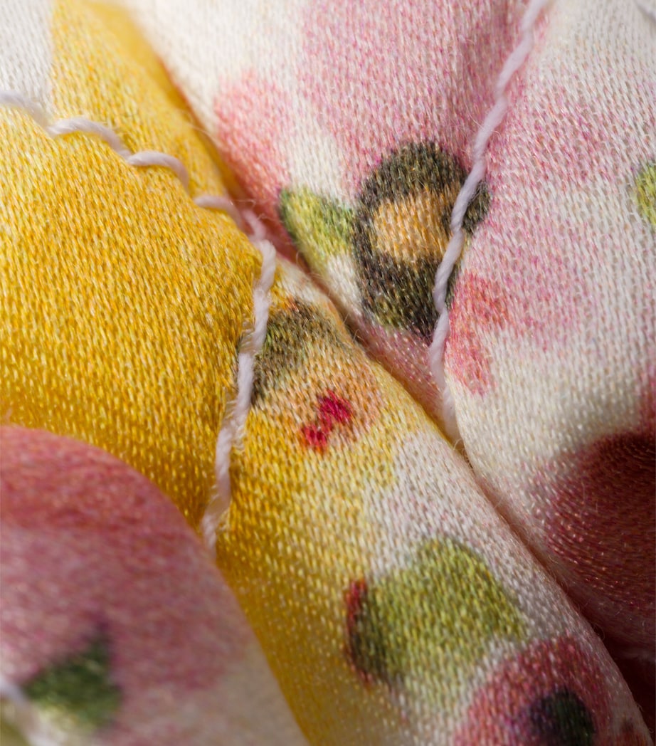 Silk Floral Scrunchie F0638 Image 3