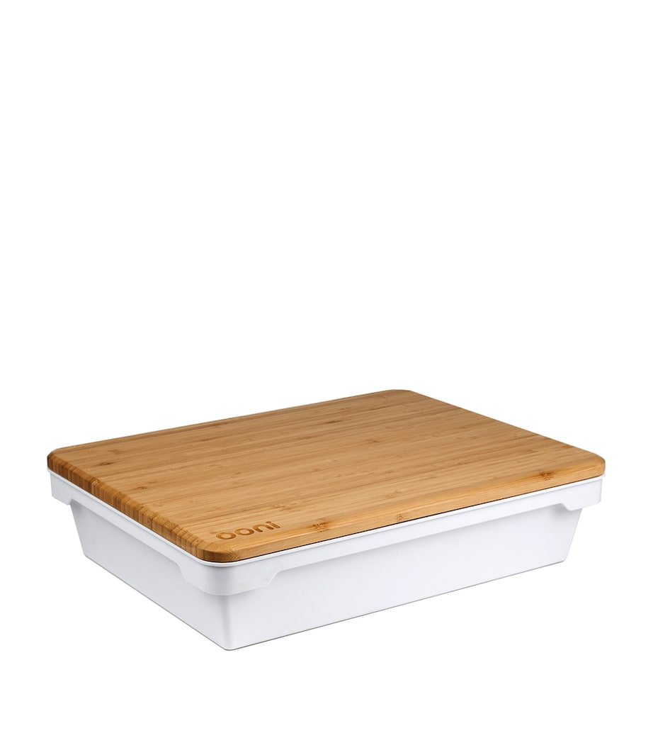 Bamboo Food Prep Box Lid BROWN Image 4