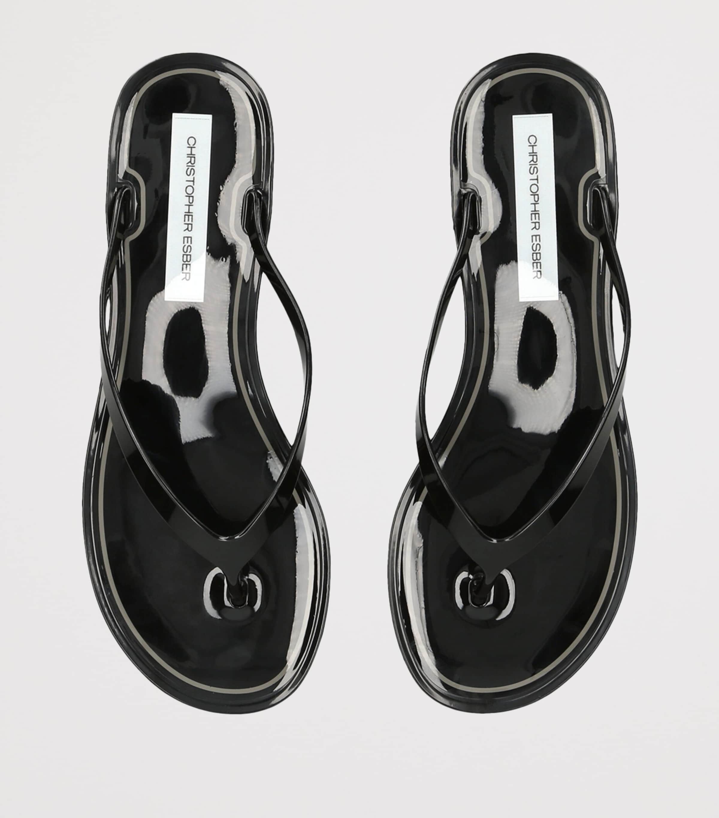 Christopher Esber Jo Flip Flops Black Image 3