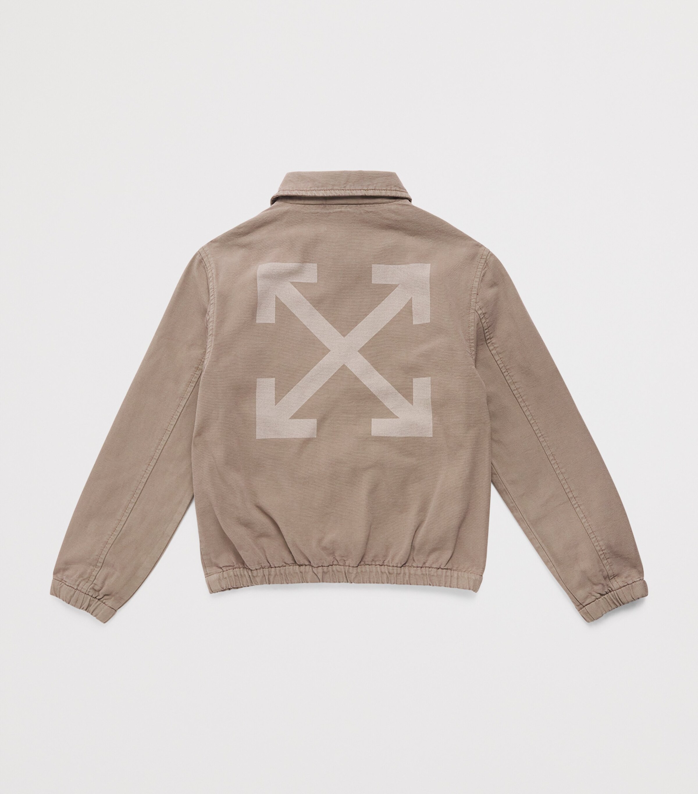Off-White Kids Cotton Patch-Detail Shacket (4-12+ Years) Black Image 2