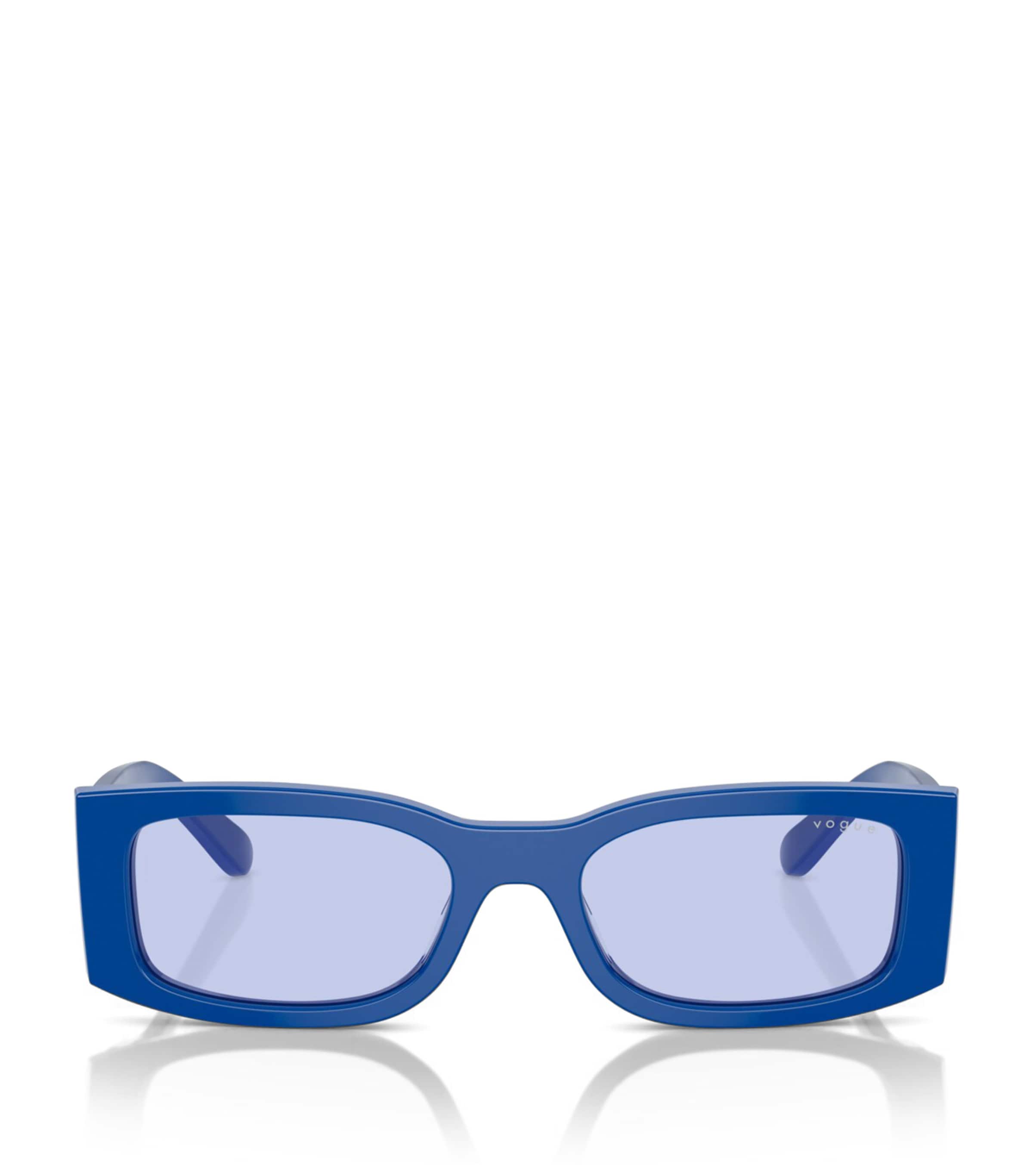 Shop Vogue Acetate Vo5584s Sunglasses In Blue