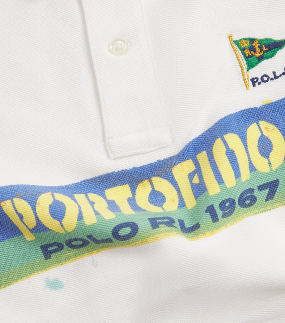 Cotton Nautical Polo Shirt (2-7 Years) WHITE Image 3