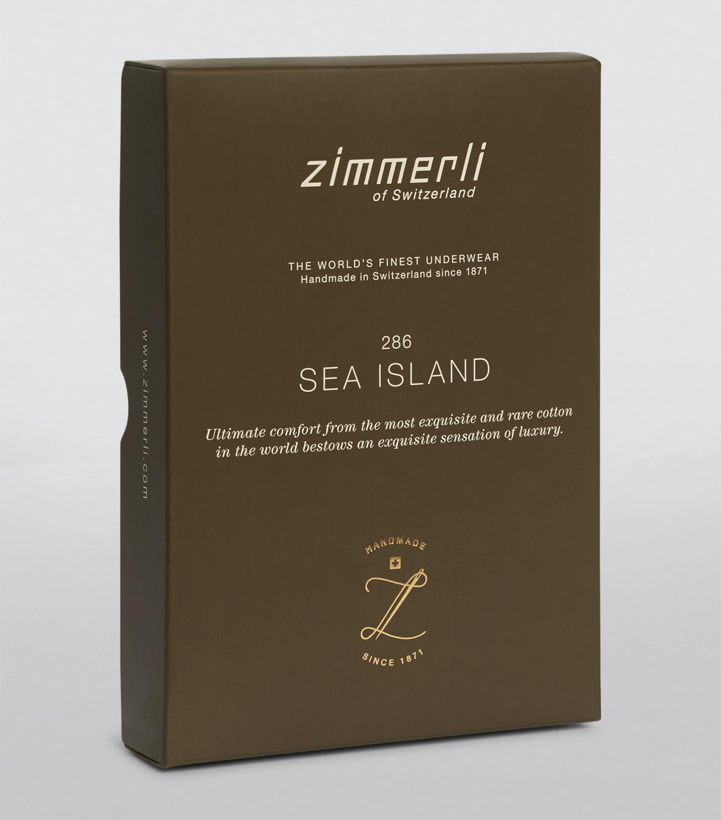 Buttoned Sea Island Boxer Briefs 01 WHITE Image 4