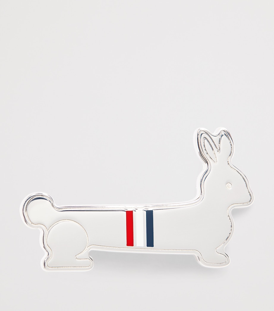 Sterling Silver Rabbit Tie Bar SILVER Image 3