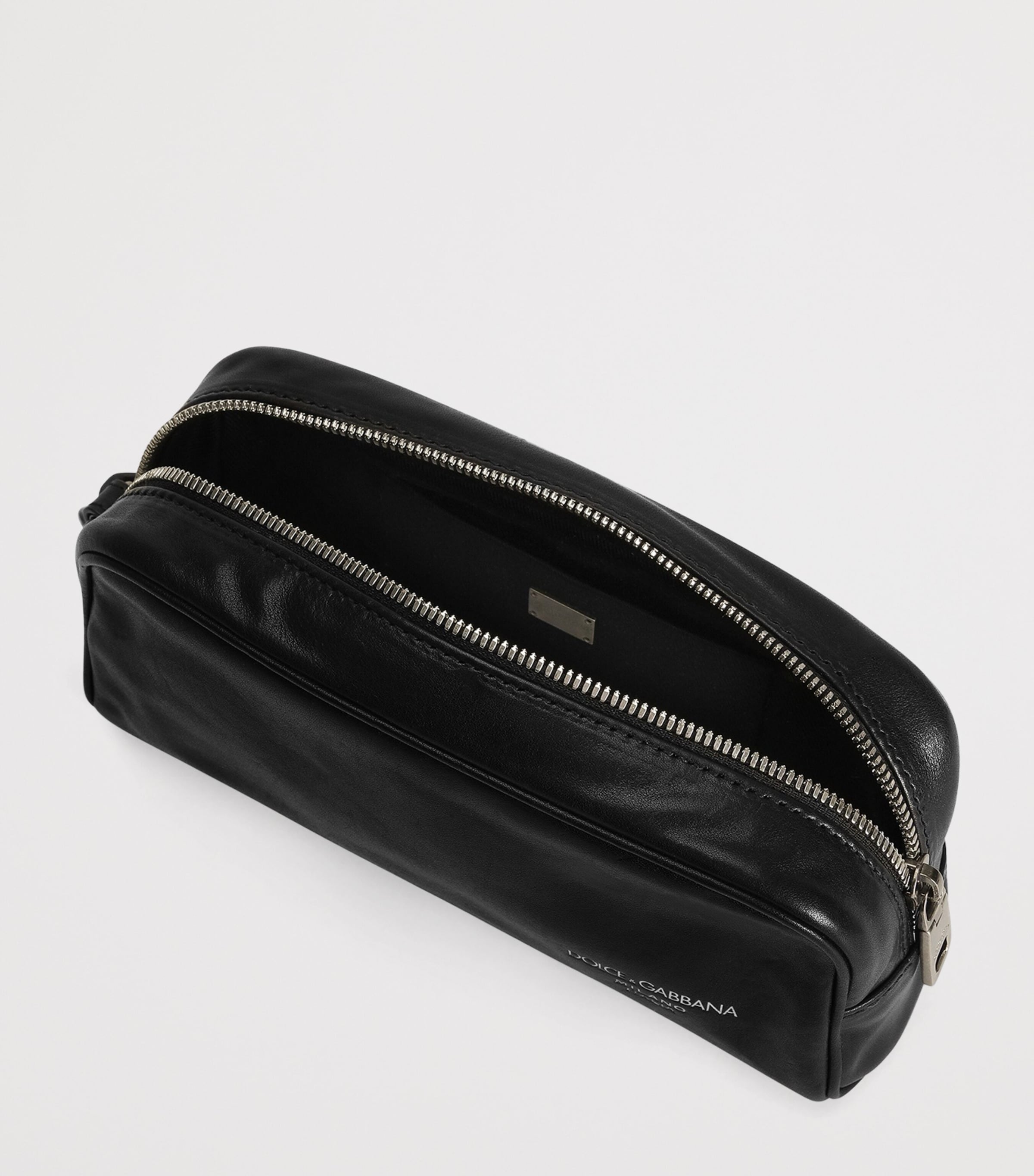 Leather Logo Pouch 80999-BLACK Image 4