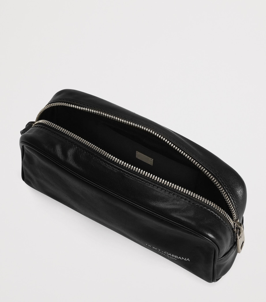 Leather Logo Pouch 80999-BLACK Image 4