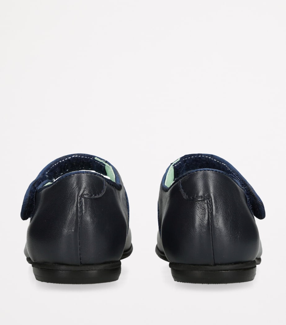Leather Maud Mary Janes NAVY Image 2