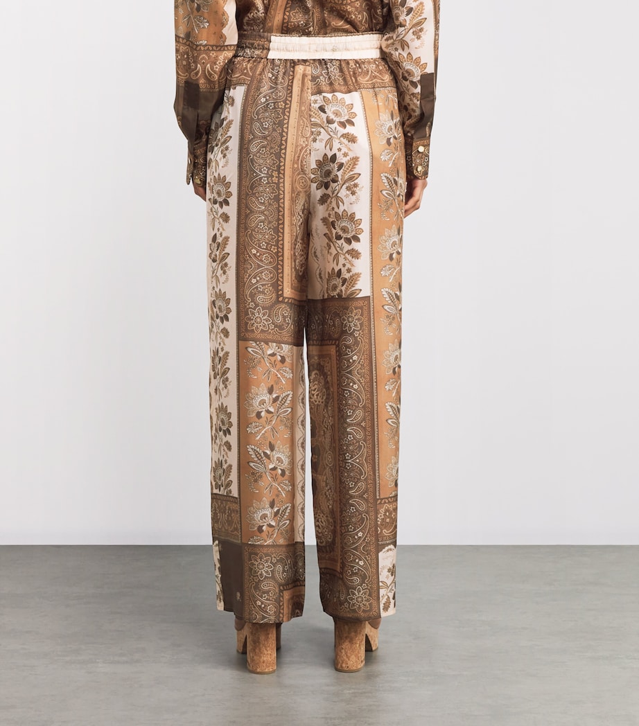 Cotton Lucky Bandana Trousers CHCBAN/CHOCLTE BNDNA Image 4