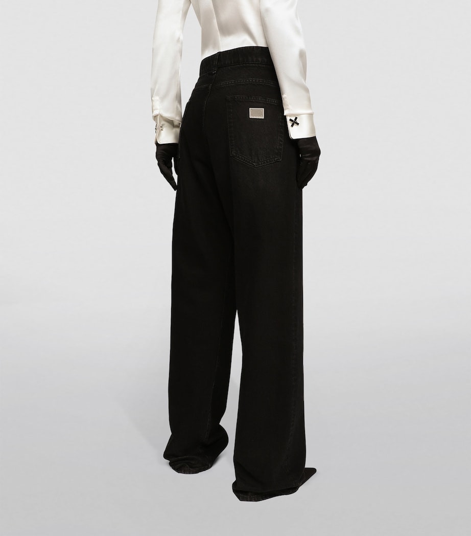 KIM DOLCE & GABBANA Flared Jeans S9001-COMBINE COL Image 5