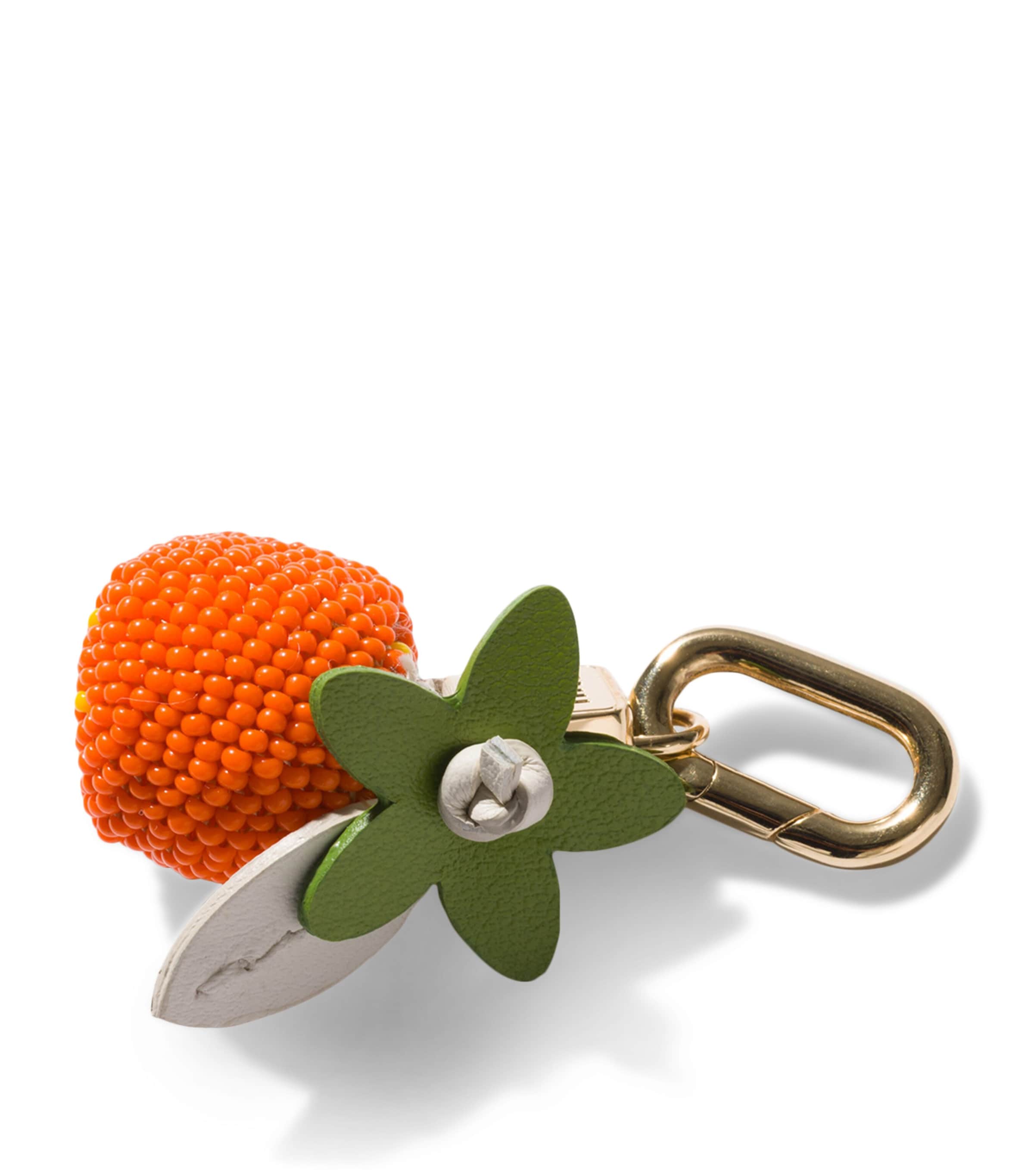 Miu Miu Beaded Orange Keyring Orange Image 3