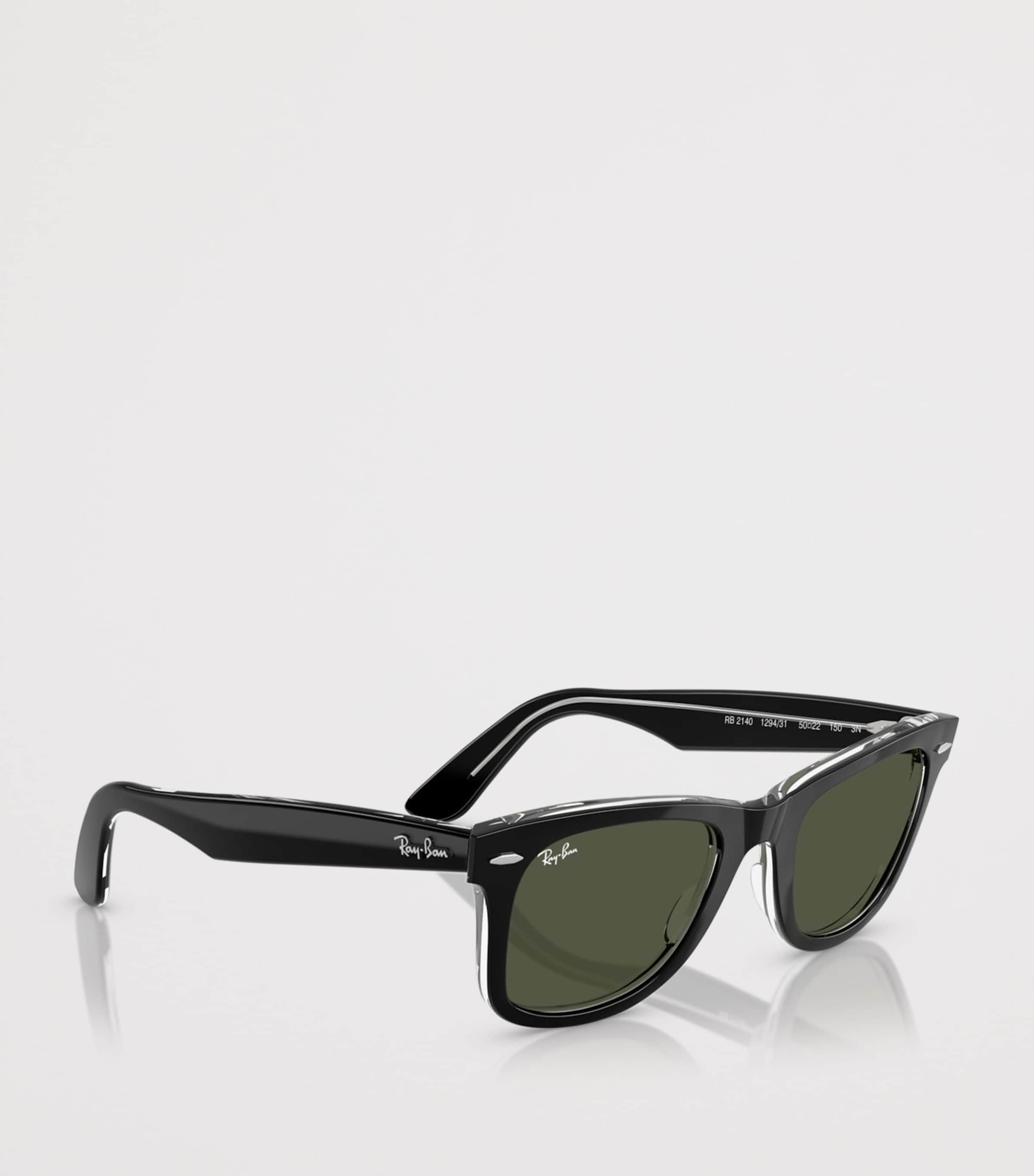 Ray-Ban RB2140 Original Wayfarer Classic Square Sunglasses Black Image 6
