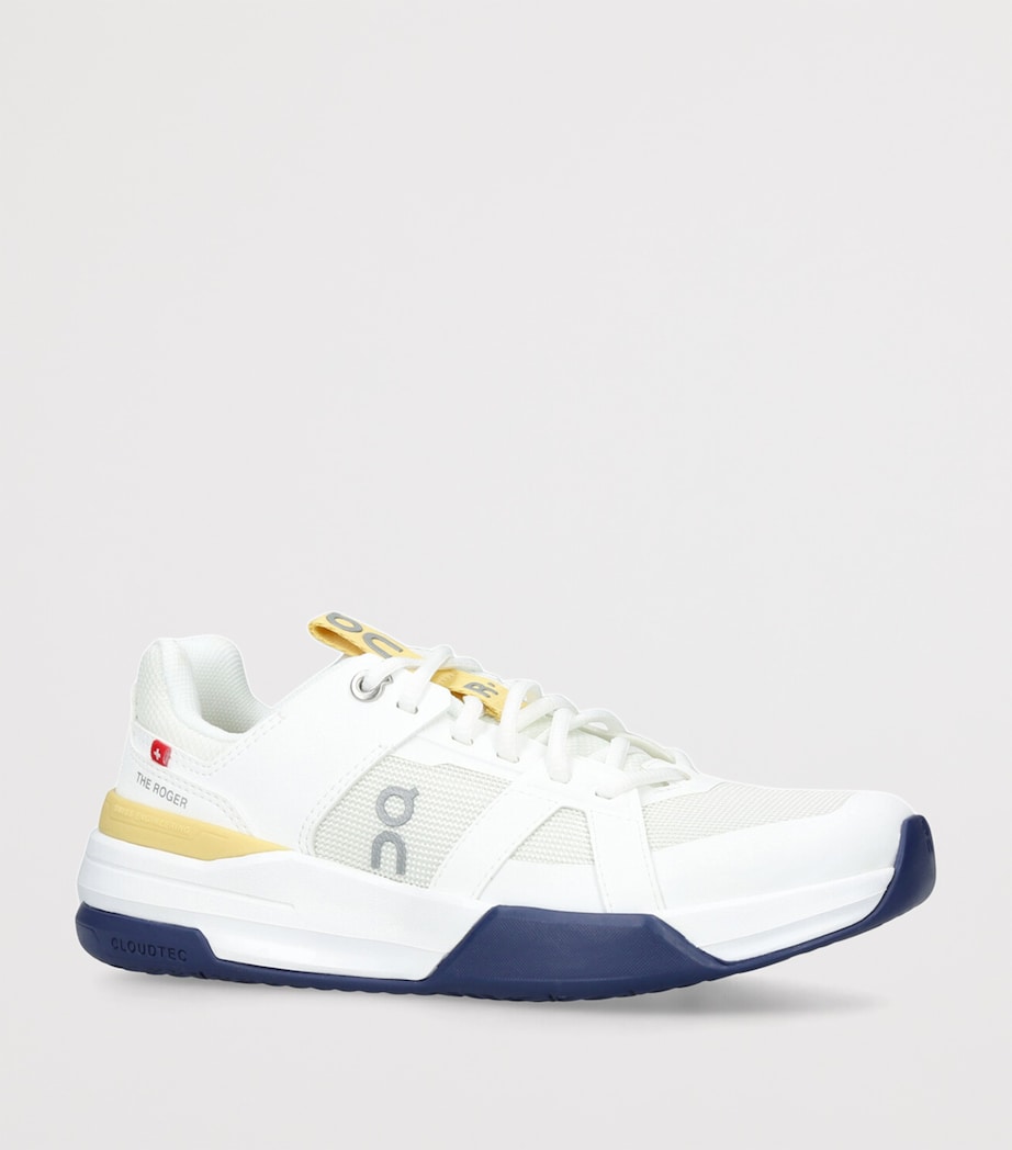 Roger Clubhouse Pro Youth Trainers WHITE/NAVY Image 3