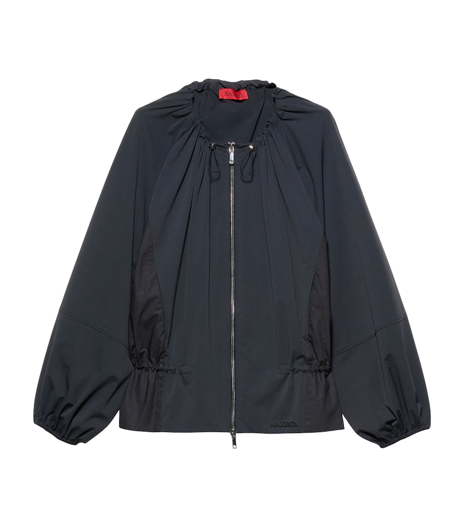 MAX&Co. Womens Technical Jersey Jacket Black Image 1