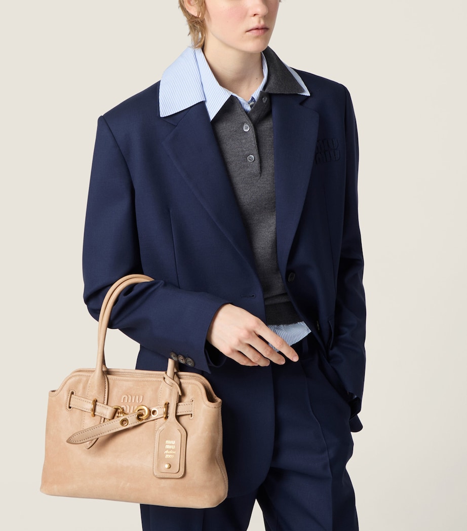 Nappa Leather Aventure Top-Handle Bag F0065 Image 2