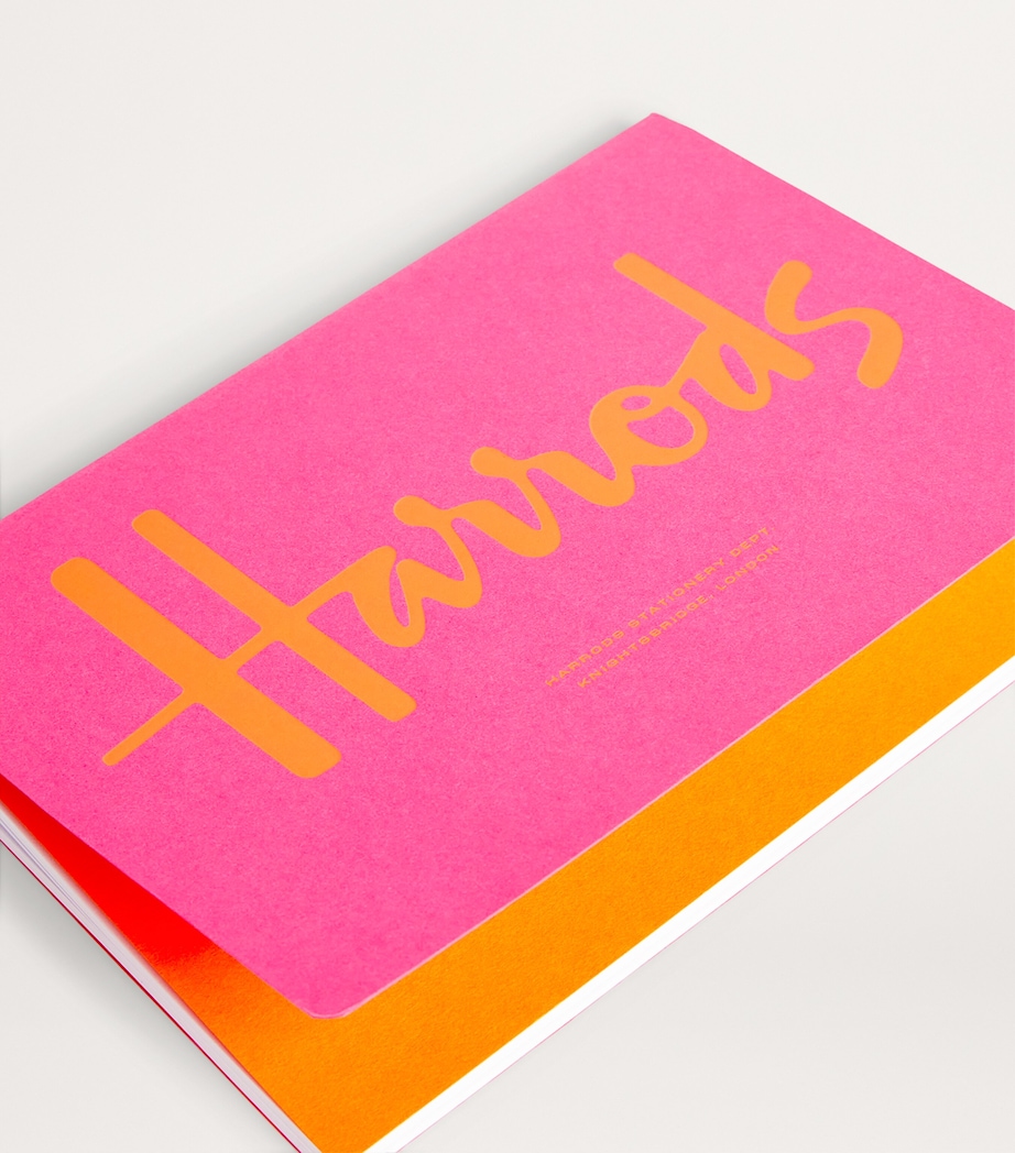 Harrods Logo A5 Notebook Pink Image 3