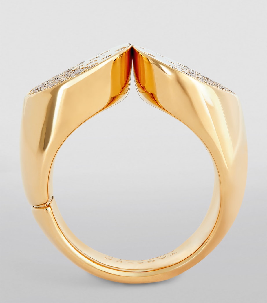 Yellow Gold and Diamond OERA Edition 03 Ring YELLOW GOLD Image 2