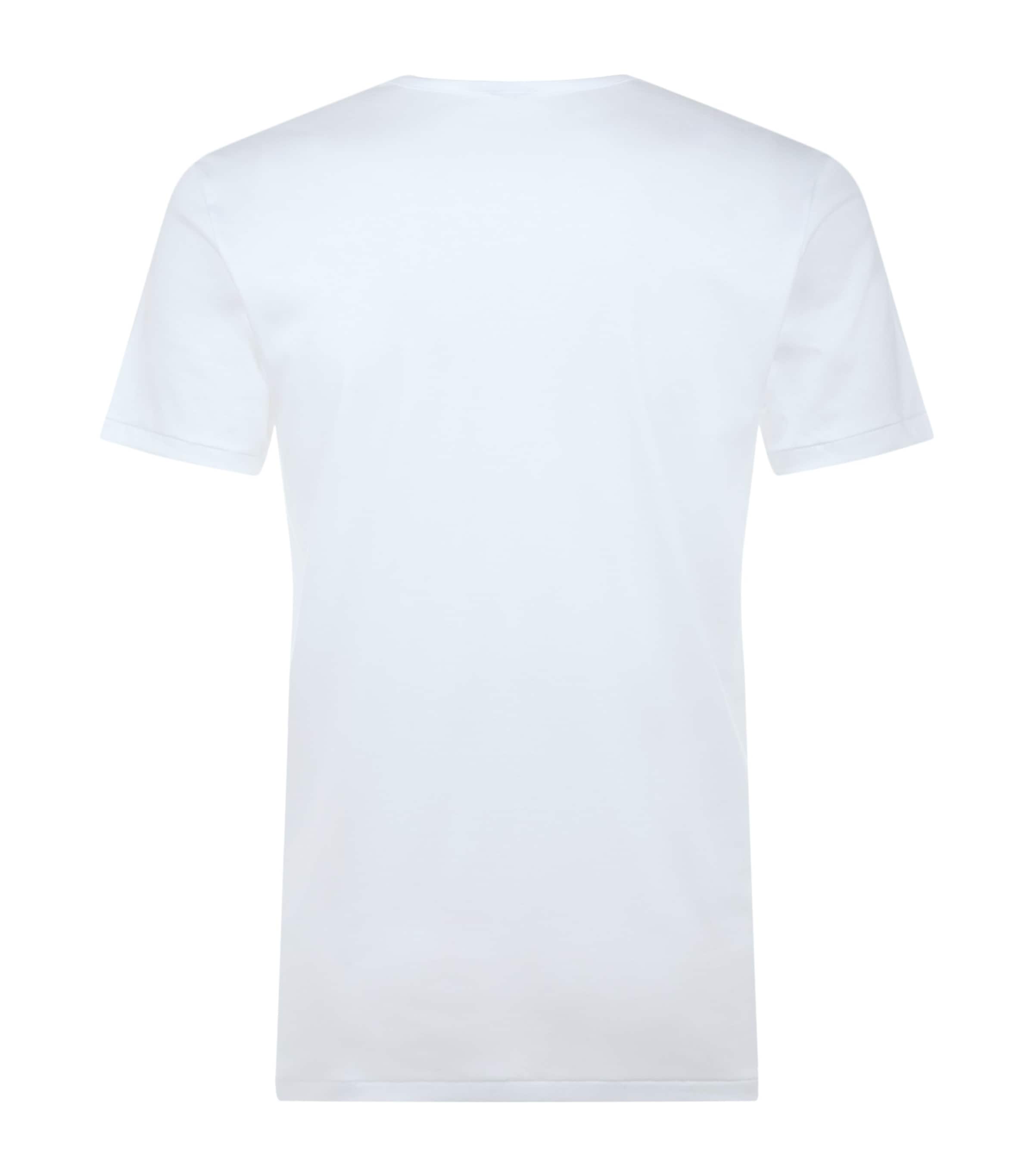 Zimmerli White 286 Sea Island V-Neck T-Shirt | Harrods US