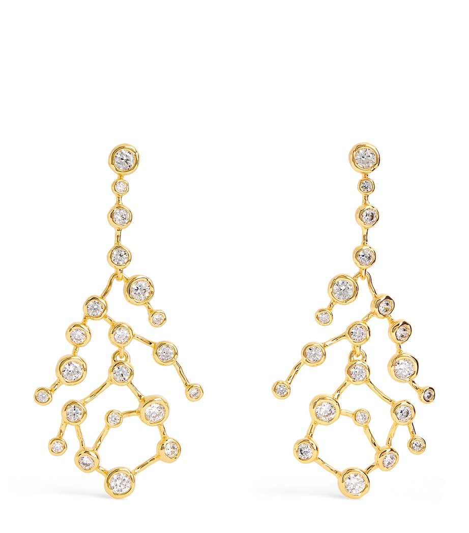 Gold-Plated Asterales Celestial Earrings GOLD Image 1