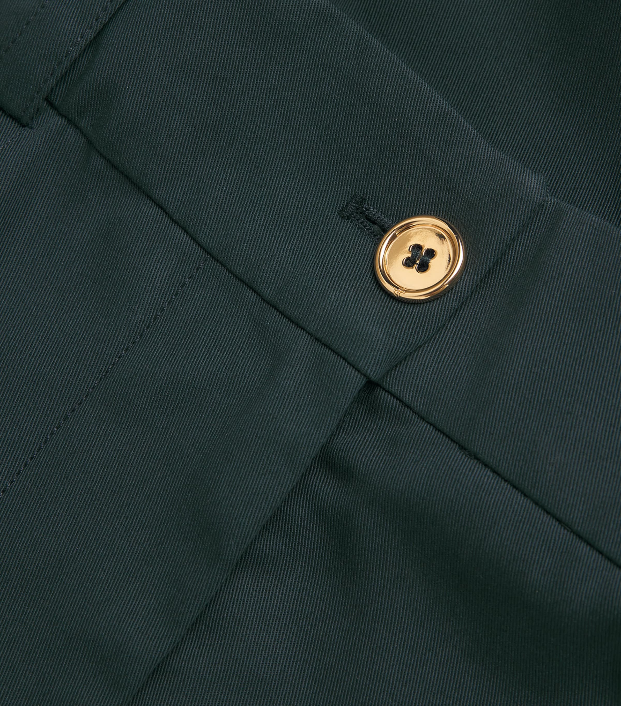 Patou Womens Flared Cargo Trousers Garden Green Image 5