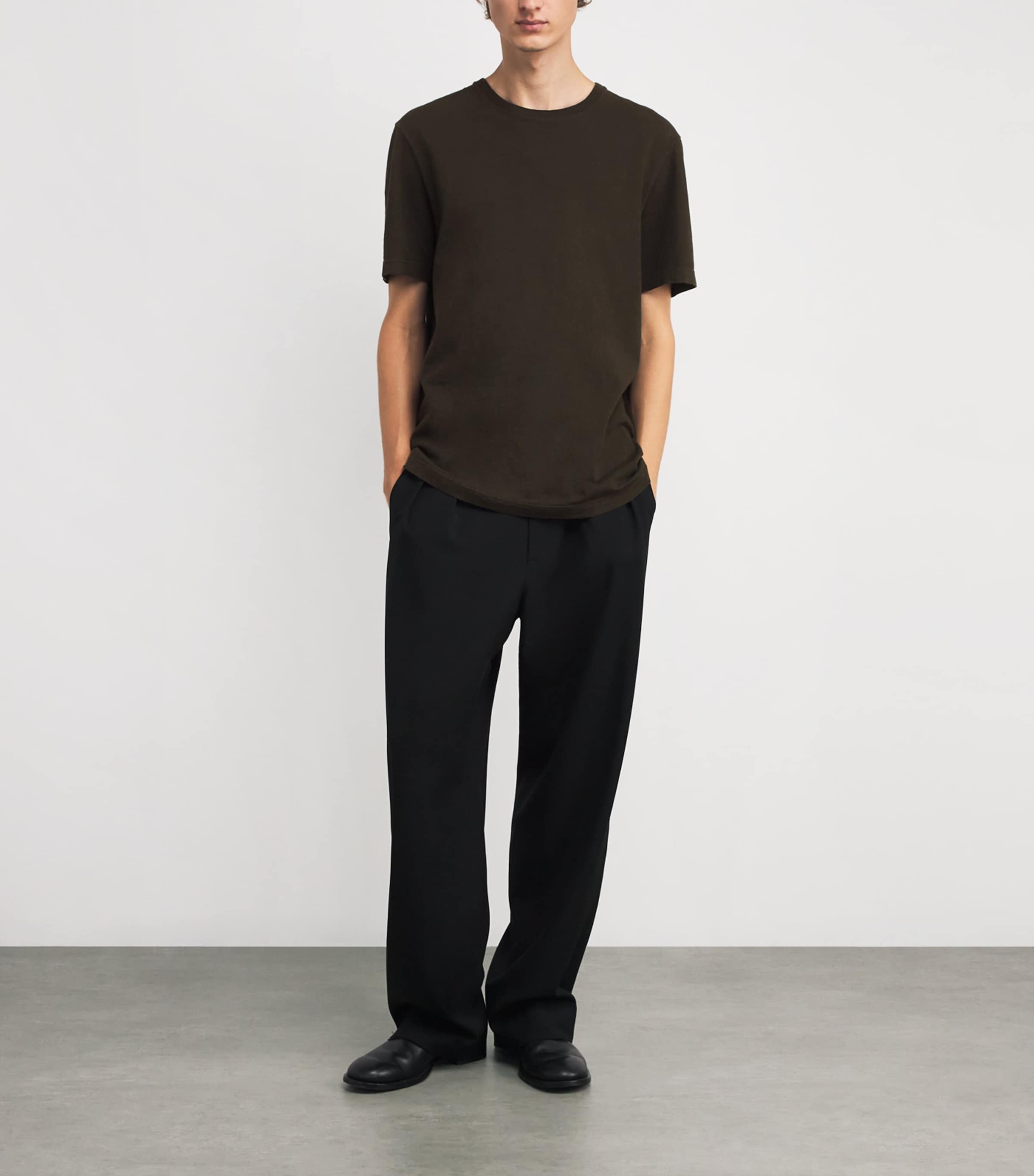 Luke Cotton T-Shirt MUD Image 2