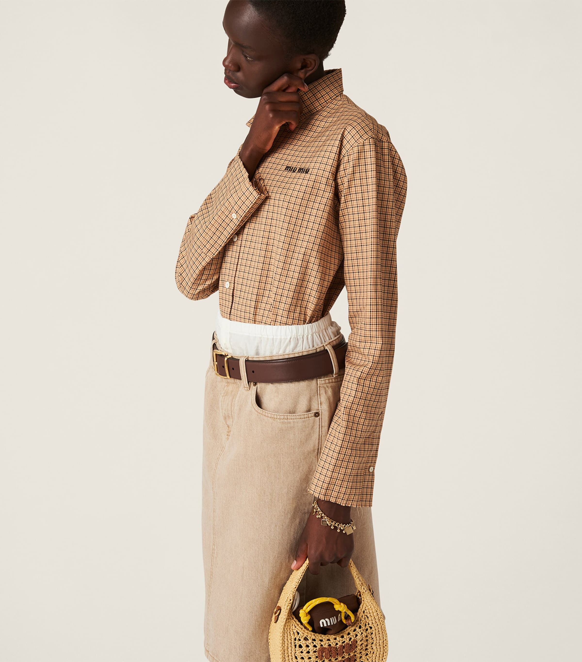 Cotton Check Shirt F0065 Image 2